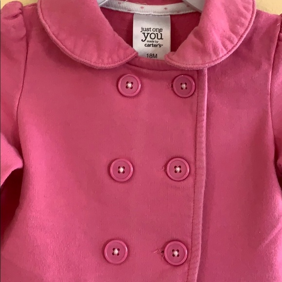 Pink jacket girls 18M carters/ Easter spring time - Picture 3 of 5